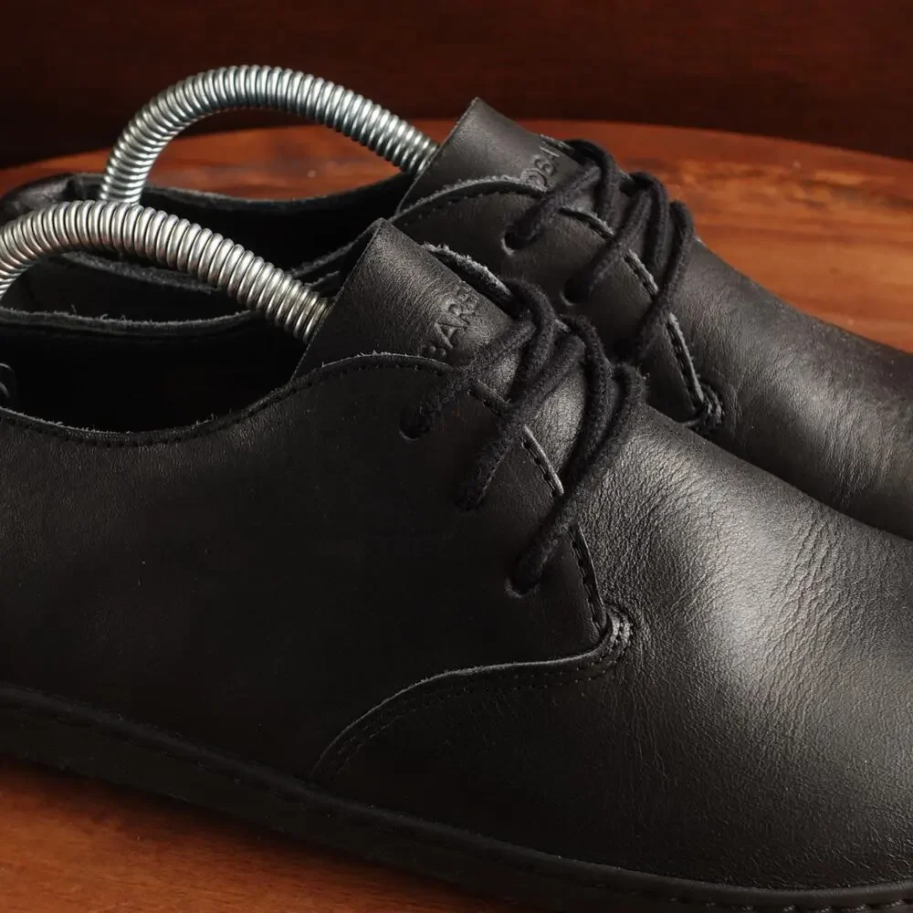 Vivobarefoot Shoes Womens Size EU 35 US 4.5 Black Ra Leather Minimalist Wide Toe
